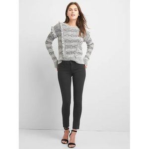 Gap Super Slimming True Skinny jeans 33 / 16 Matte Black